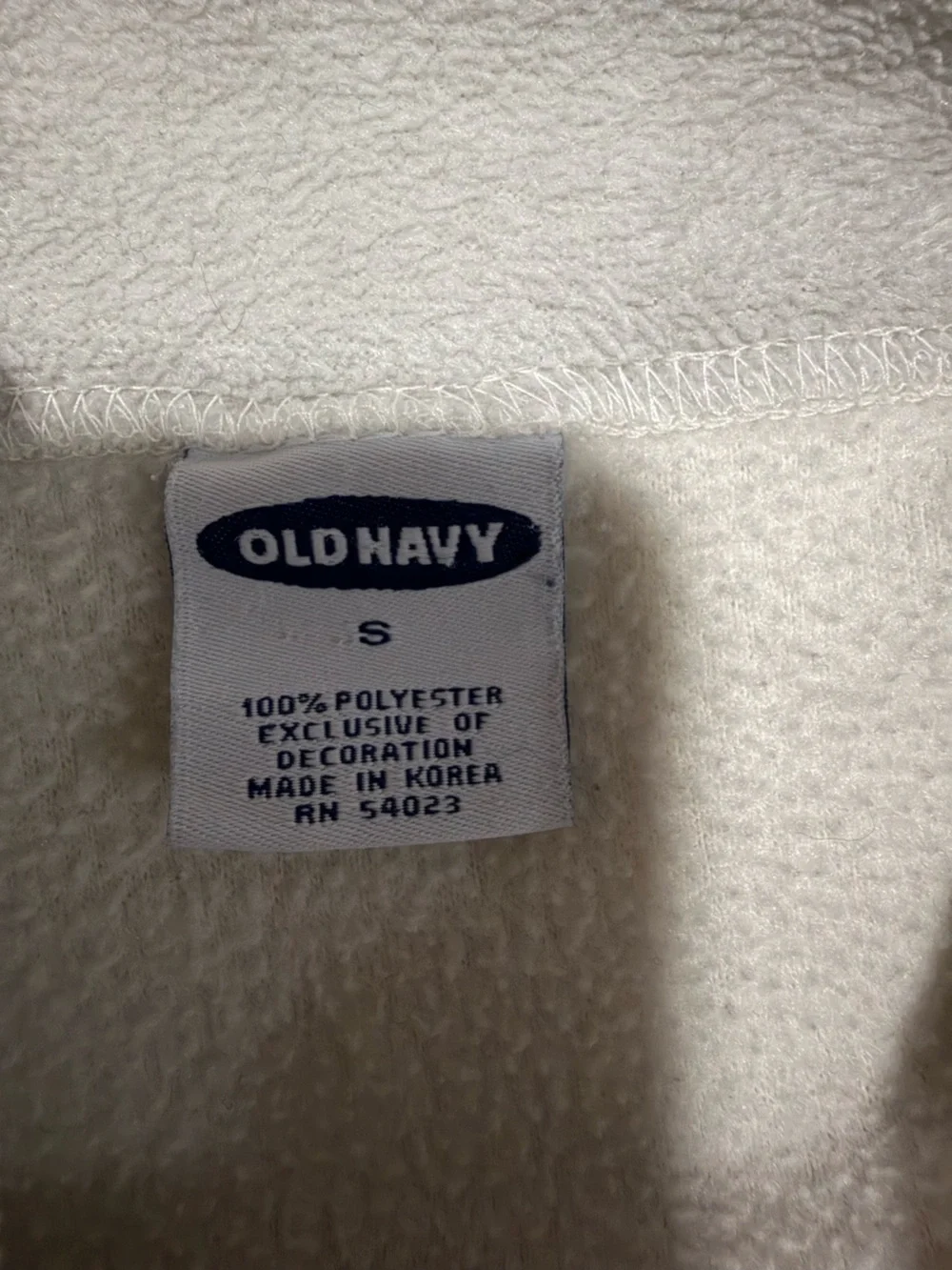 Old Navy soft fleece